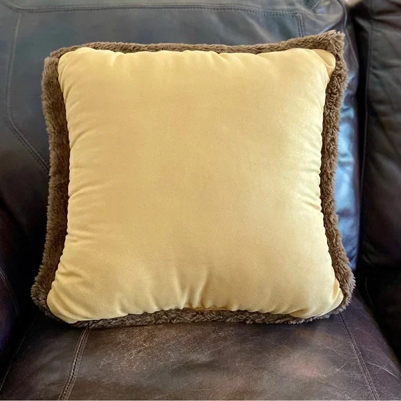 Pillow - Woolrich - Lodge/Cabin Decor - Big Bear Campground - Faux Suede - 17" - Picture 4 of 5